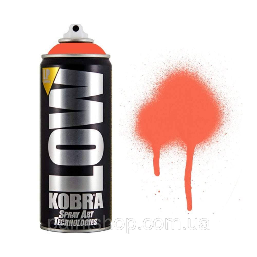 Аерозольна фарба Kobra LOW-231 Hazzard (Помаранчевий) 400 мл