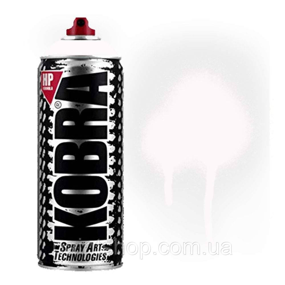 Аерозольна фарба Kobra HP-001 White (Білий глянцевий) 400 мл