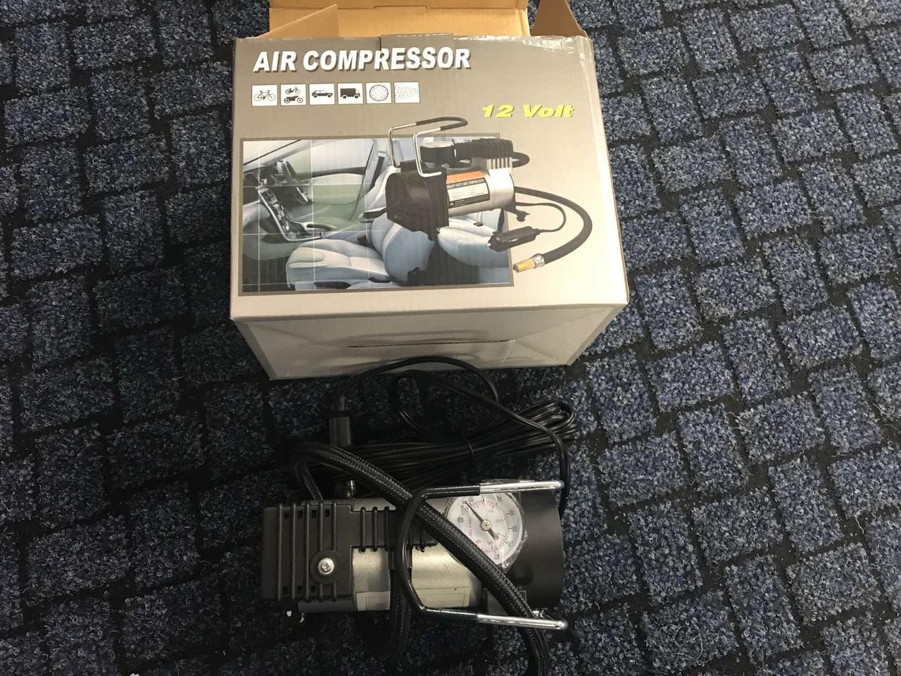 Автомобильный компрессор AIR COMRPRESSOR 120 PSI 12 V, автомобильный электрокомпрессор для накачки шин GP - фото 5 - id-p1484447180