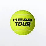 Нові м'ячі Head TOUR (ящик 72 м'ячі) для великого тенісу (24 банок по 3 м'ячі), фото 4