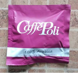 Кава в чалдах монодозах Caffe Poli Arabic 100% Арабіка 100шт Італія Полі в таблетках