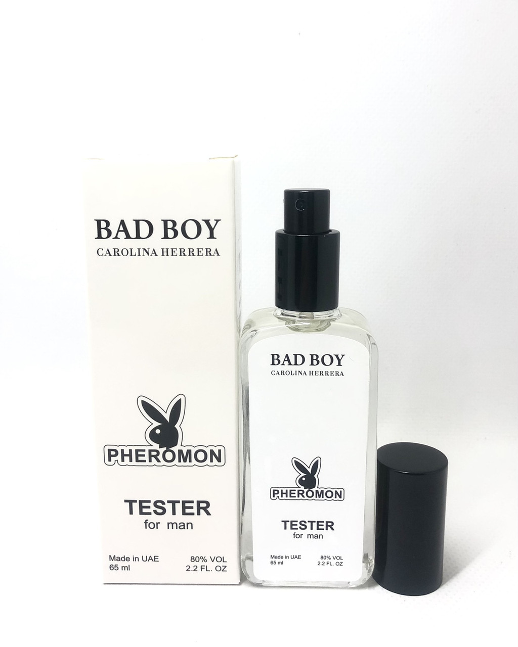 Тестер чоловічий з феромонами Carolina Herrera Bad Boy ( Кароліна Херрера Бед Бой) 65 мл, фото 1