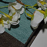 Оббивна тканина для меблів рогожка Конвой (Convoy) бірюзового кольору, фото 2