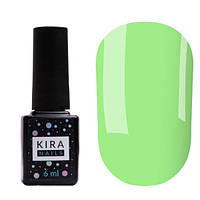 Цветная база для ногтей Kira Nails Color Base 006 (лаймовый), 6 мл