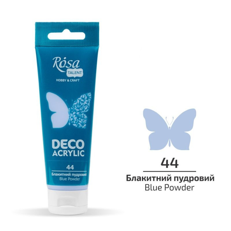 Акрил для декору блакитний пудра матовий 75 мл Rosa Talent, 322244, фото 1