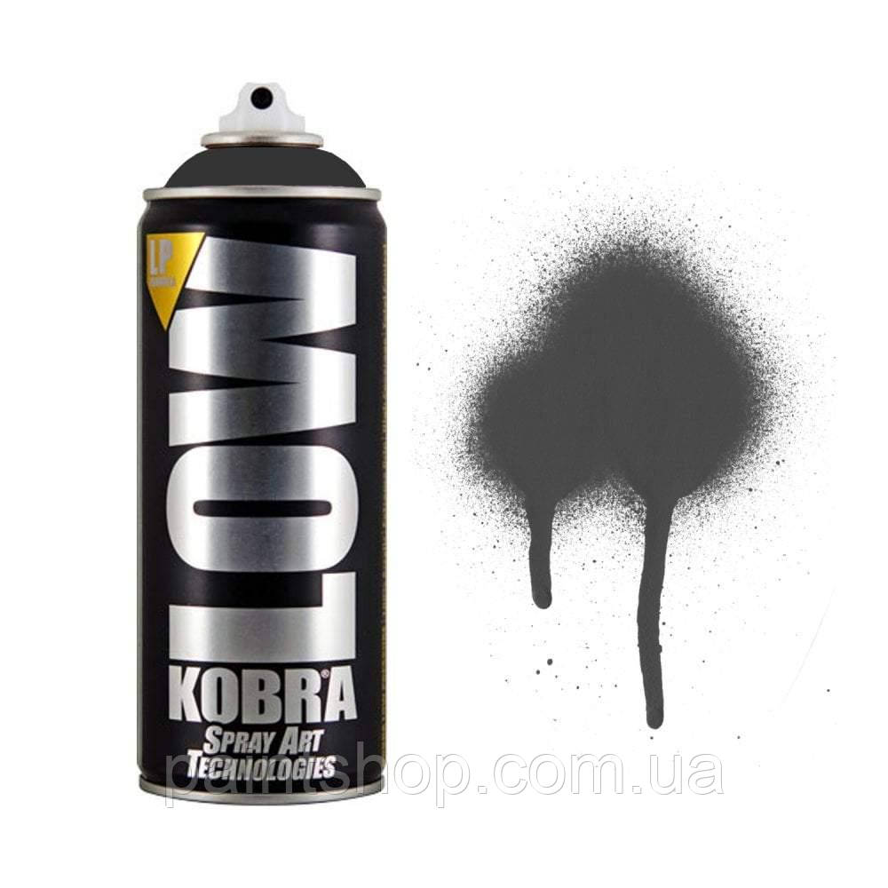 Аерозольна фарба Kobra LOW-6051 Shadow (Сірий) 400 мл