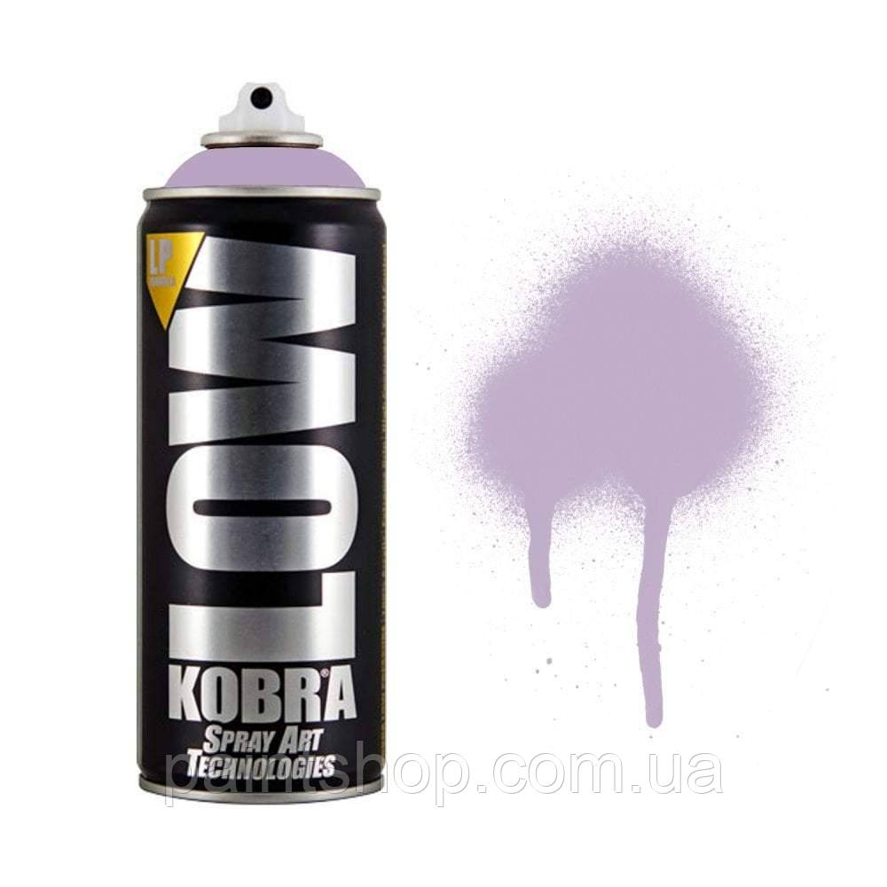 Аерозольна фарба Kobra LOW-711 Glicine (Лавандовий) 400 мл