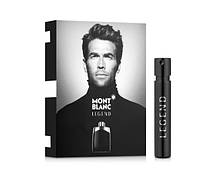 Оригинальный пробник мужских духов MONT BLANC Legend 1,2 ml, древесный фужерный аромат