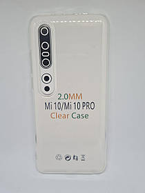 Прозорий силіконовий чохол 2 мм. для Xiaomi Mi 10