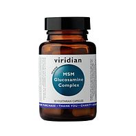 МСМ Глюкозамин Комплекс 30 кап Viridian MSM Glucosamine Complex Англия Доставка из ЕС