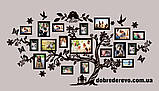 Сімейне дерево Love на 18 фото, родинне дерево на стіну з фото рамками, фото 4