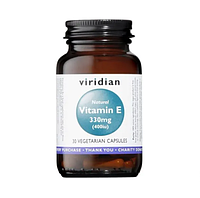 Натуральный Витамин Е 330 мг 30 кап Viridian Natural Vitamin E 330 mg Англия Доставка из ЕС