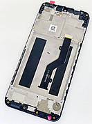 Дисплей (екран) для ZTE V10 Vita Blade + тачскрин, чорний, з передньою панеллю