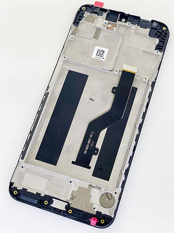 Дисплей (екран) для ZTE V10 Vita Blade + тачскрин, чорний, з передньою панеллю, фото 1