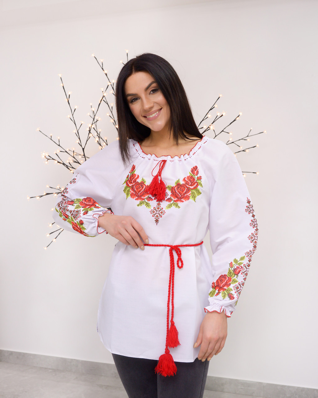 Жіноча вишита блуза Зоряна