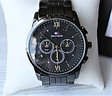 Чоловічий годинник Tommy Hilfiger black&gold, фото 2