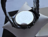 Чоловічий годинник Tommy Hilfiger black&gold, фото 4