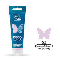 Акрил для декору рожевий кантрі матовий 75 мл Rosa Talent, 322252