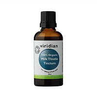 Настоянка Розторопші 100% Органічна 50 мл Viridian 100% Organic Milk Thistle Tincture Англія Доставка з ЄС