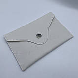 Жіночий класичний пояс-гаманець 0001 білий, фото 2