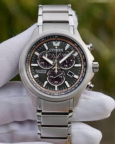 Citizen AT2470-85H Eco-Drive Chronograph Quartz TITANIUM