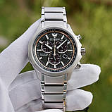 Citizen AT2470-85H Eco-Drive Chronograph Quartz TITANIUM, фото 3