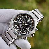 Citizen AT2470-85H Eco-Drive Chronograph Quartz TITANIUM, фото 4