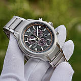 Citizen AT2470-85H Eco-Drive Chronograph Quartz TITANIUM, фото 5