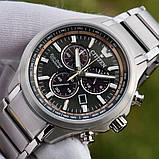 Citizen AT2470-85H Eco-Drive Chronograph Quartz TITANIUM, фото 6