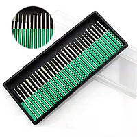 Набір насадок для фрезера 30 шт. метал алмаз, золото