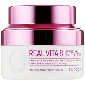 Крем для обличчя вітамінний Enough Real Vita 8 Pro Complex Bright Up Cream 50 мл