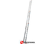 Трисекційні сходи KRAUSE Tribilo 3x10 ступенів 129680, фото 2