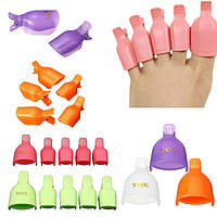 Набір затискачів для зняття гель-лаку пальців ніг, 5 шт