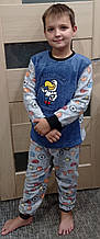 Піжама гаряча хлопчик підліток 9-15 років, Махра+фліс супер якість з маскою, тепла піжама дитини