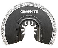 Круг GRAPHITE к многофункц. инструменту, HM - вольфрамовое напыление, по керамике, D 85мм (56H004)