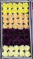 Мыльные розы (микс № 89) для создания роскошных неувядающих букетов и композиций из мыла