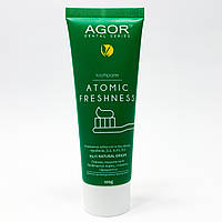 Натуральна освіжаюча зубна паста AGOR ATOMIC FRESHNESS 100 г