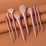 Набір пензлів для макіяжу 8 шт Lily rose, фото 2