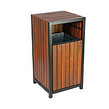 Дерев'яна вулична урна "Рорі" 50 л., фото 2