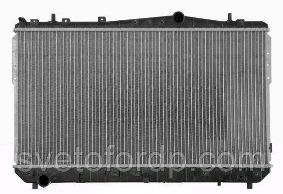 Радіатор охолодження Lacetti (МКПП) (H = 372, L = 700; D = 23 mm), WB RC96553378, Weber, фото 1