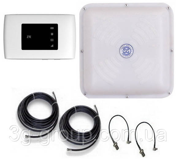 4G комплект Wi-Fi роутер ZTE MF920U + Антенна MIMO Energy 1700-2700 МГц 2х15дБ
