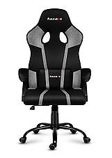 Крісло геймерське комп'ютерне HUZARO Force 3.1 Grey Mesh Оббивка тканина, фото 3