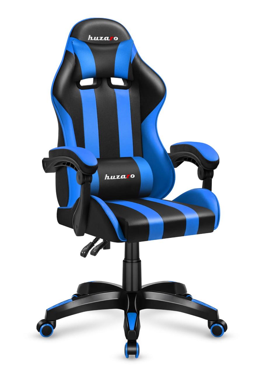 Крісло геймерське комп'ютерне HUZARO Force 4.5 Blue