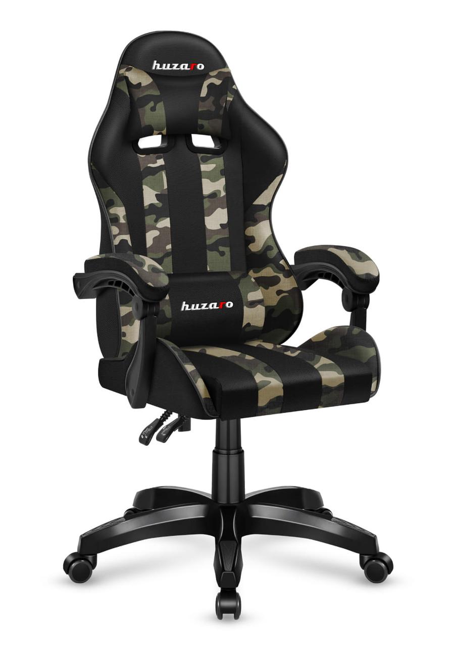Крісло геймерське комп'ютерне HUZARO Force 4.5 Camo Mesh Оббивка тканина