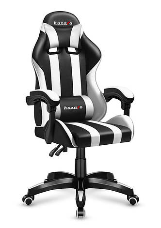 Крісло геймерське комп'ютерне HUZARO Force 4.5 White, фото 1