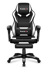 Крісло геймерське комп'ютерне HUZARO FORCE 5.3 White Mesh Оббивка тканина, фото 3