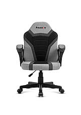 Крісло геймерське комп'ютерне Дитяче HUZARO RANGER 1.0 Grey Mesh Оббивка тканина, фото 4