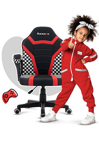 Крісло геймерське комп'ютерне Дитяче HUZARO RANGER 1.0 Race Mesh Оббивка тканина, фото 1