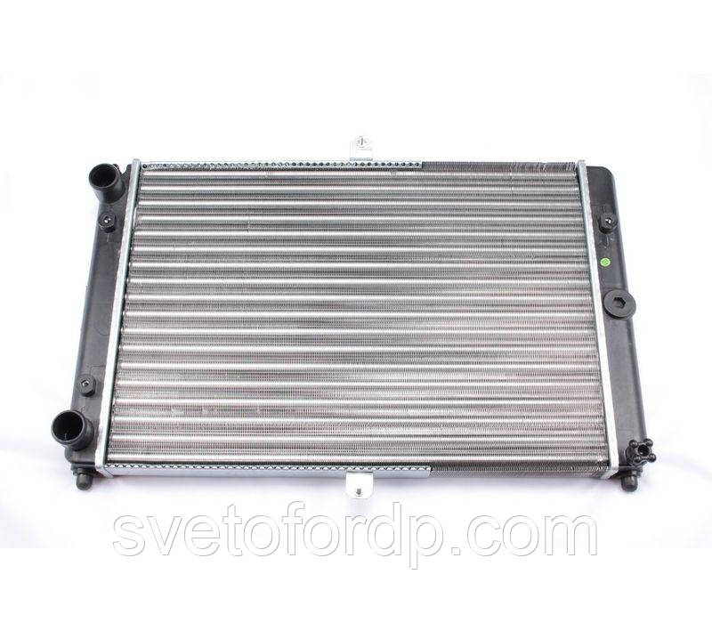 Радіатор охолодження ВАЗ 2108 2109, 21099, 2113, 2114, 2115 універсальний на карбюратор + інжектор CARWAY, фото 1