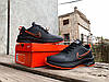 Чоловічі шкіряні кросівки Nike Zoom Winflo 8 Black Orange чорні з жовтогарячим водонепроникні, фото 9